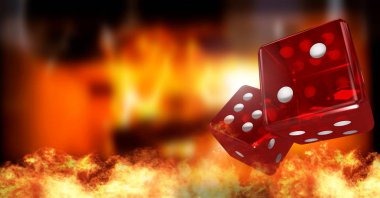 Sic Bo betting grid and dice results on jasabola2 login live table